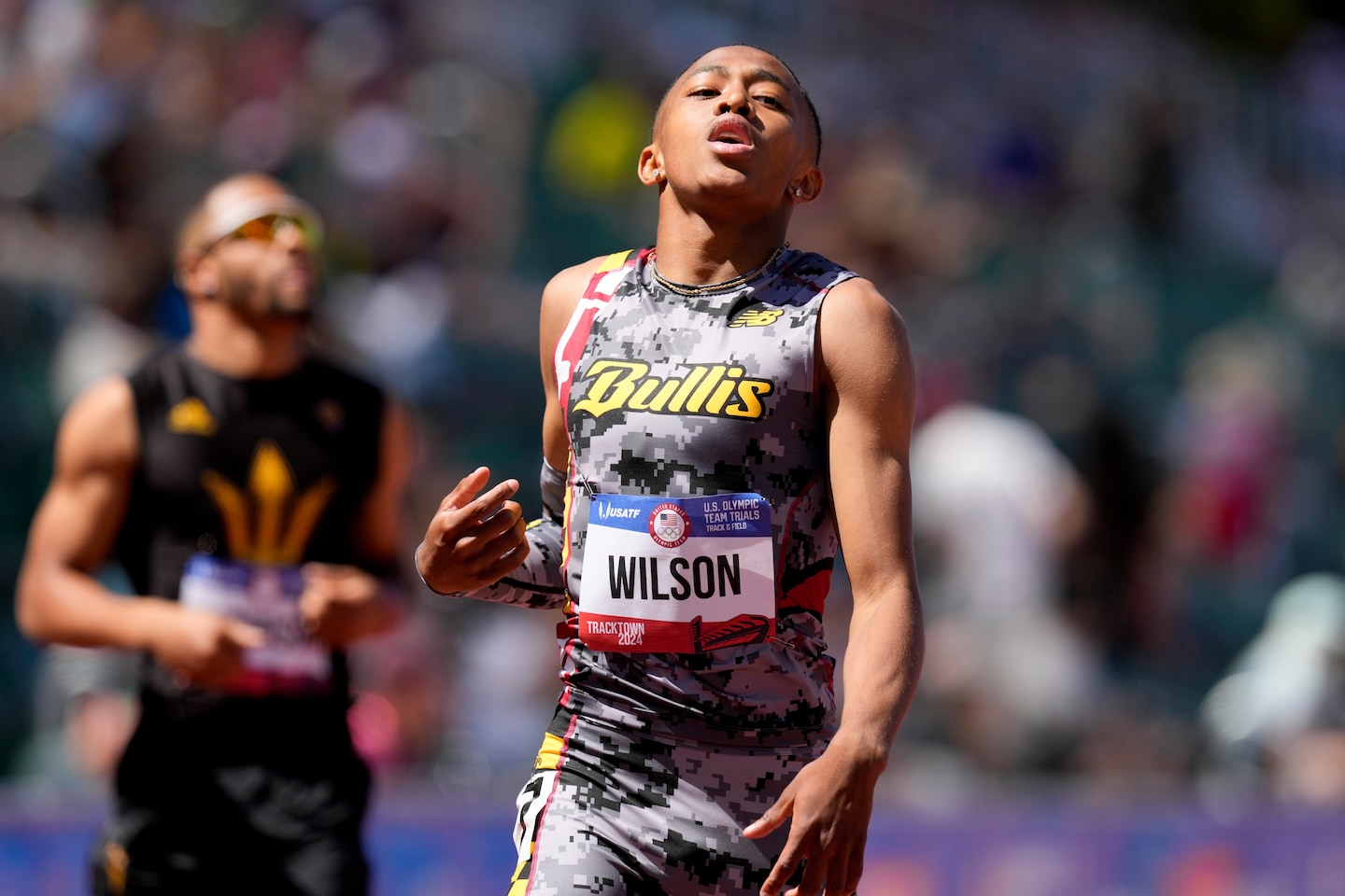 Olympic track and field trials results Quincy Wilson breaks world